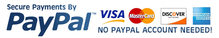 Secure payments through PayPal